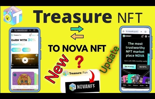 Treasure NFT all data transfer Nova NFT||Treasure NFT new update today||Login to Nova NFT