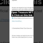 Treasure NFT to Novanft new look #nft #treasurenft #shorts