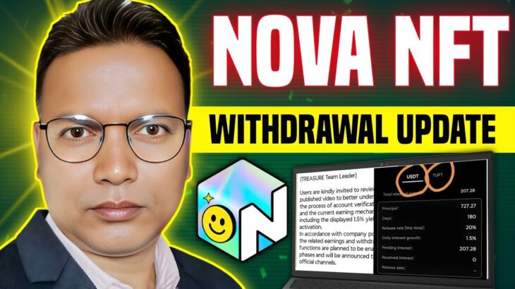 Treasure NFT//NOVA NFT NEW UPDATE TODAY//Withdrawal update//Be Alert 🛑