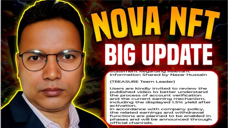 Treasure NFT//NOVA NFT NEW UPDATE//Be Alert 🛑//New Post..