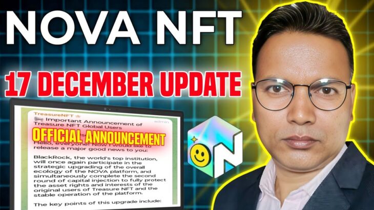 Treasure NFT//NOVA NFT NEW UPDATE//Official Announcement//Be Alert 🛑..