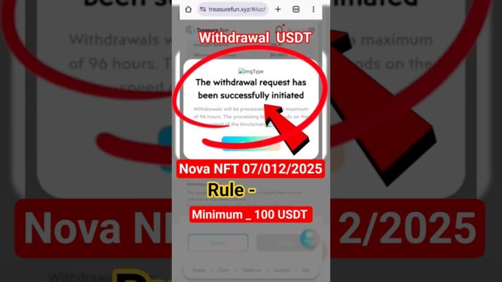 Treasurefun Withdrawal Update Treasurefun NFT Withdrawal Update Treasure NFT Withdrawal Start