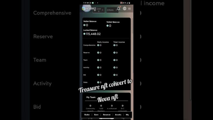 finally treasure nft convert to Nova nft 🤧
