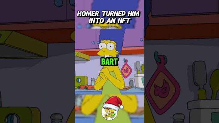 homer turns bart in to a NFT #thesimpsons #simpsons #shorts