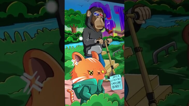 menggambar kartun menggunakan ipad #kartun #drawing #ilustrasi #nft