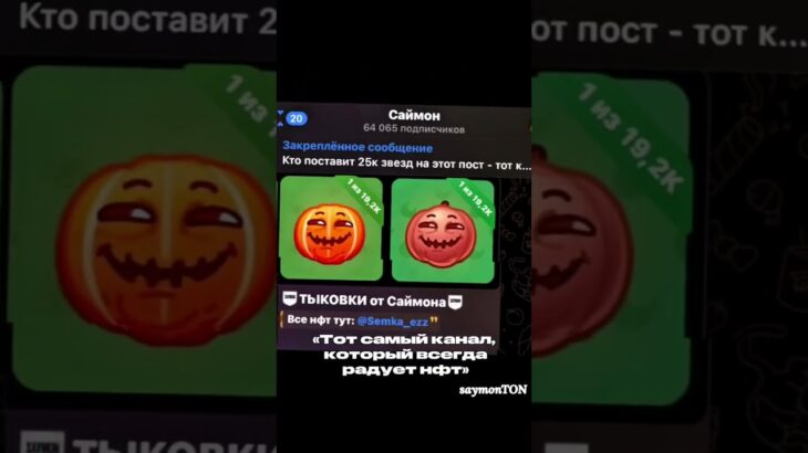 #рек #реки #nft #подарки @saymonTON