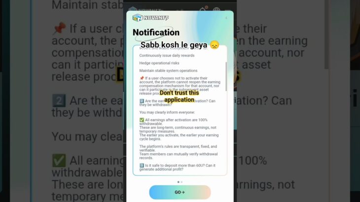 nova nft me invest na kare ❌ #novanft #treasurenft #viral