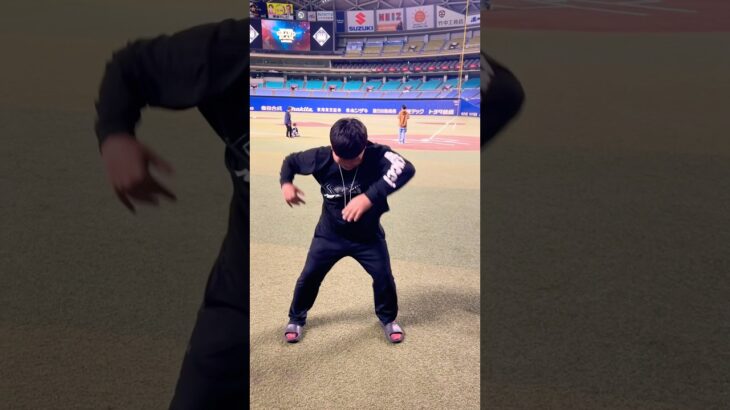 バンテリンドームでマエケン体操する糖尿病患者 #shorts