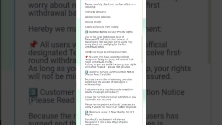 treasure nft new update