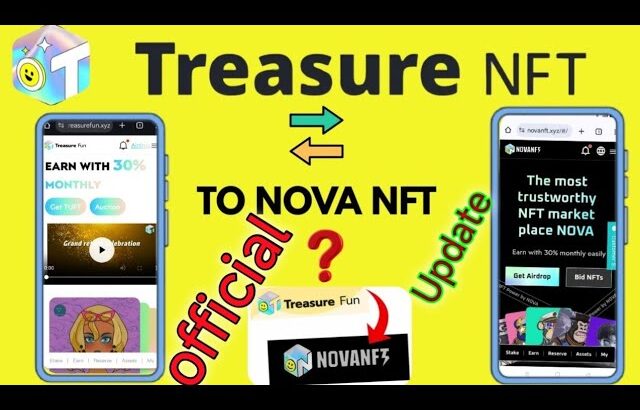 treasure nft official channel || treasure nft new notification|| treasurenft new update today