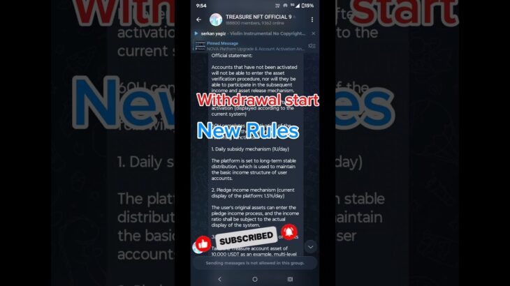 treasure nft withdrawal start//#trending #shortfeeds #viral