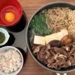 すき焼き&生卵、めかぶを添えて。糖尿病でも満足できる！すき焼きの食べ方と工夫