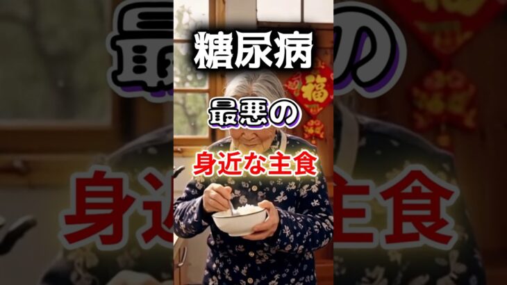 【あの主食が糖尿病の原因に⁉】糖尿病に最悪の主食とは⁉#雑学 #健康 #医学 #ファッション #開運 #名言 #知恵