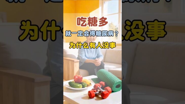 吃糖多就一定会得糖尿病？为什么有人就没事？ #健康科普 #血糖问题
