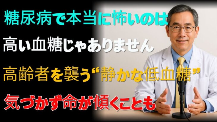 糖尿病で本当に怖いのは高い血糖じゃありません
