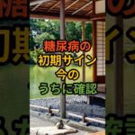 糖尿病の初期サイン　今のうちに確認