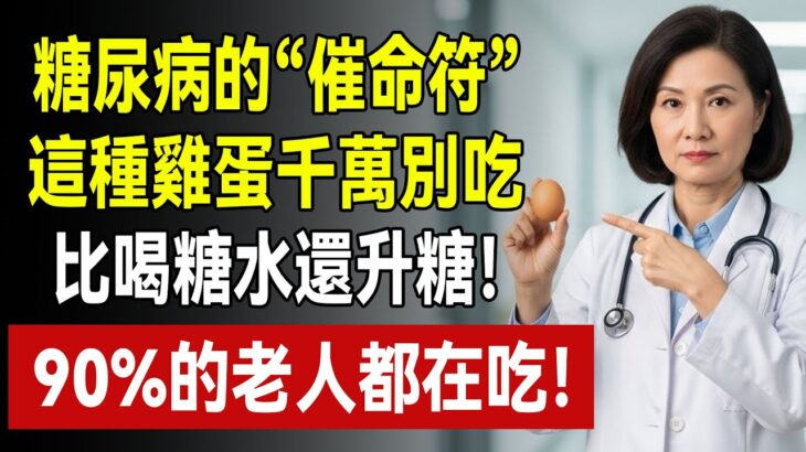 糖尿病的「催命符」！這種雞蛋千萬別吃，比喝糖水還升糖！很多老人每天早上都在吃，難怪血糖降不下！#糖尿病飲食 #升糖食物 #雞蛋吃法