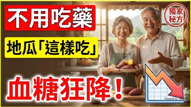 糖尿病不敢碰地瓜？大錯特錯！改吃「生地瓜」血糖竟然不升反降，直接回到標準值！