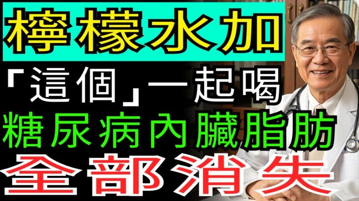 跟檸檬水一起喝就能讓糖尿病和內臟脂肪通通消失不見 | 體質改善 | 糖尿病管理 |