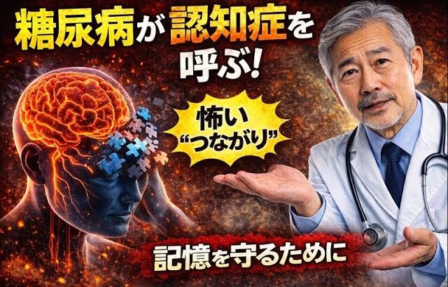 血糖値が脳を壊す…糖尿病と認知症の危険な関係