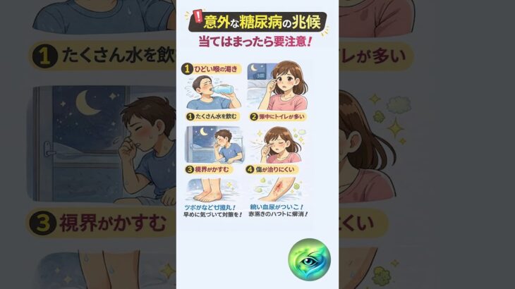 意外と多い？糖尿病の初期サイン