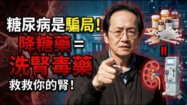 【倪師驚雷】糖尿病根本不是病！它是西藥廠製造的百年騙局，降糖藥才是你通往「洗腎中心」的單程車票！#倪海廈 #中醫智慧