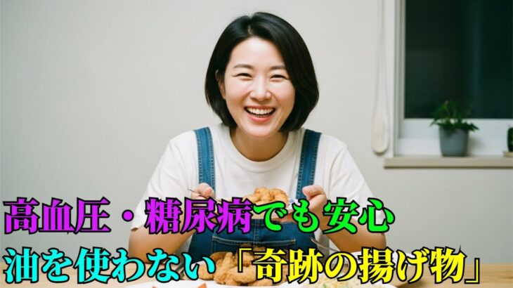 🍞高血圧・糖尿病でも安心! 油を使わない「奇跡の揚げ物」