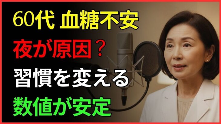 糖尿病が怖いなら今すぐ見直すべき夜の習慣 | 健康 | 血糖 | 免疫 | 老後 | オーディオブック