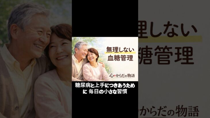 糖尿病と上手につきあうために 毎日の小さな習慣