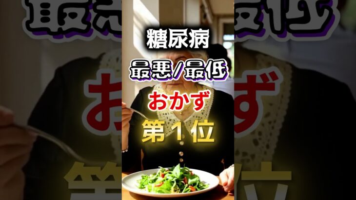 【１位は甘いものじゃない⁉】糖尿病になりやすい最悪最低のおかず #雑学 #健康 #医学 #ファッション #開運 #名言 #知恵