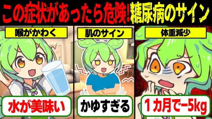 【実話】知らないとやばい！糖尿病の知られざる危険とは【ゆっくり解説ずんだもん】