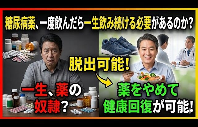 糖尿病の薬、一度飲んだら一生やめられない？