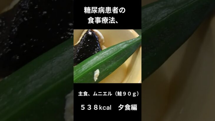 糖尿病患者の食事療法、主食、鮭のムニエル