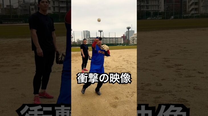 プロ野球選手vs糖尿病患者！当て捕りの違い #shorts