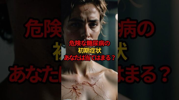 糖尿病初期症状。当てはまっていませんか？#1分雑学  #雑学 #医療