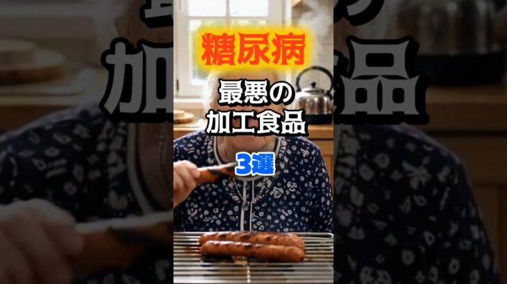 【1位は甘いものじゃない⁉】糖尿病になりやすい最悪の加工品とは⁉#雑学 #健康 #医学 #ファッション #開運 #名言 #知恵