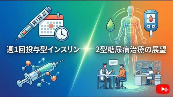 週1回の注射で糖尿病管理