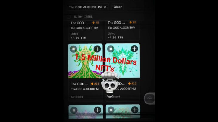 1.5 Million Dollars NFT’s by GenPixels