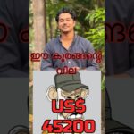 കുരങ്ങന്റെ പടത്തിന് 100 കോടി രൂപയോ? 🐵💰 | What is NFT? Explained in Malayalam #shorts