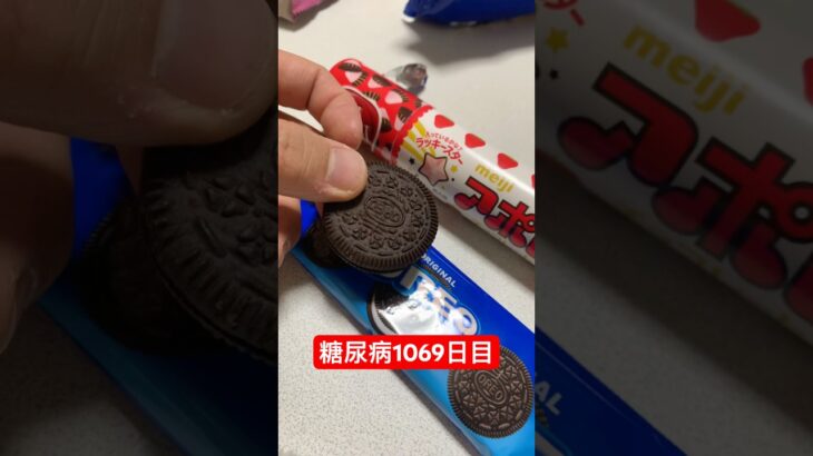 アポロとオレオとディズニーのお土産食べた糖尿病全食事記録1069日目