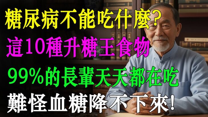 震驚！10種食物讓糖尿病「惡化加速」，99%的人都吃錯了！第一名竟然是它，戒掉立刻見效延壽15年
