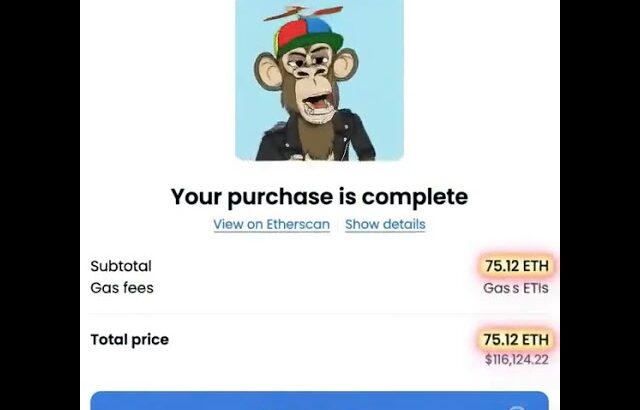 $116,124.22 can you believe it?! #apex #nft #bored