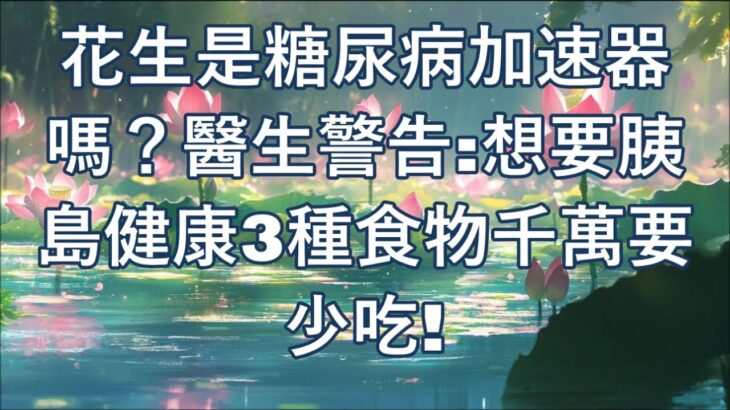 花生是「糖尿病加速器」？別再被謠言騙了！權威研究追蹤 12 萬人：吃對花生，患病風險降低 24%，它其實是「剎車片」。#糖尿病 #血糖控制 #花生 #胰島素 #