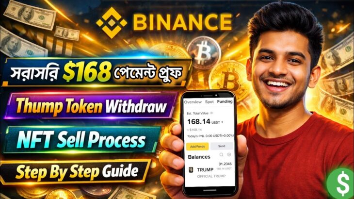 🔥 সরাসরি $168 পেমেন্ট প্রুফ! | Thump Token Withdraw & NFT Sell Process | Openloot Pre-Register