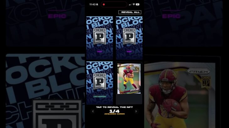 2025 Panini Prizm NFT Exhc93nb Giant Pack! #panininfts #prizm #nygiants