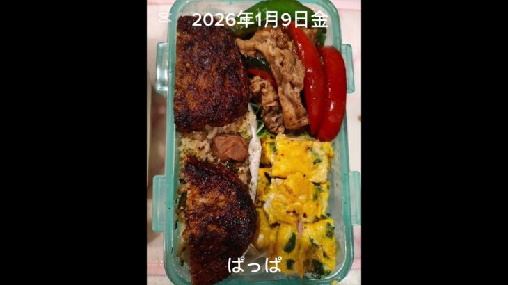 #2026/01/09/4:30#糖尿病弁当#ロース肉とパプリカとピーマンの生姜焼き弁当#shorts