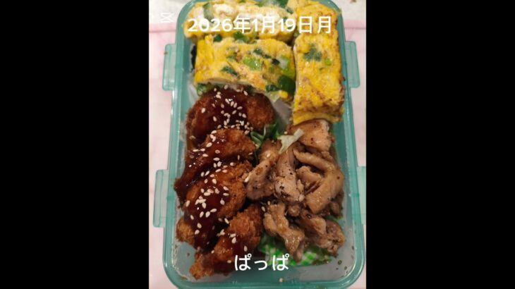 #2026/01/19/5:30#糖尿病弁当#やきとりとハムカツ弁当#shorts