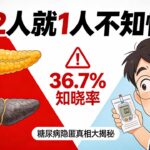 🔥🔥每2人就有1人不知情？糖尿病的潜伏术，比你想象中更狠