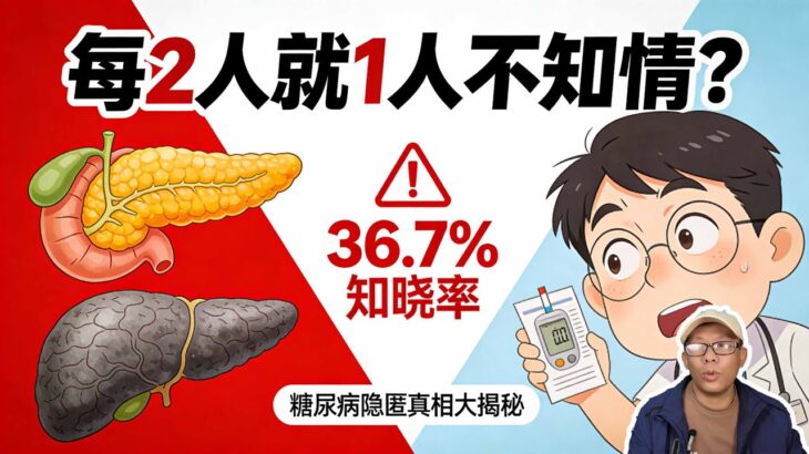🔥🔥每2人就有1人不知情？糖尿病的潜伏术，比你想象中更狠