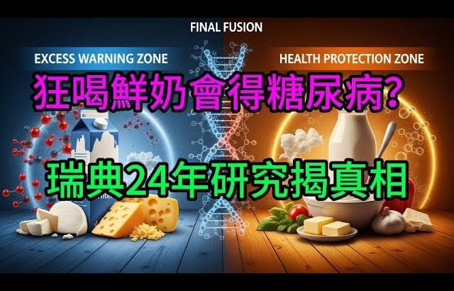 狂喝鮮奶會得糖尿病？瑞典24年研究揭真相
